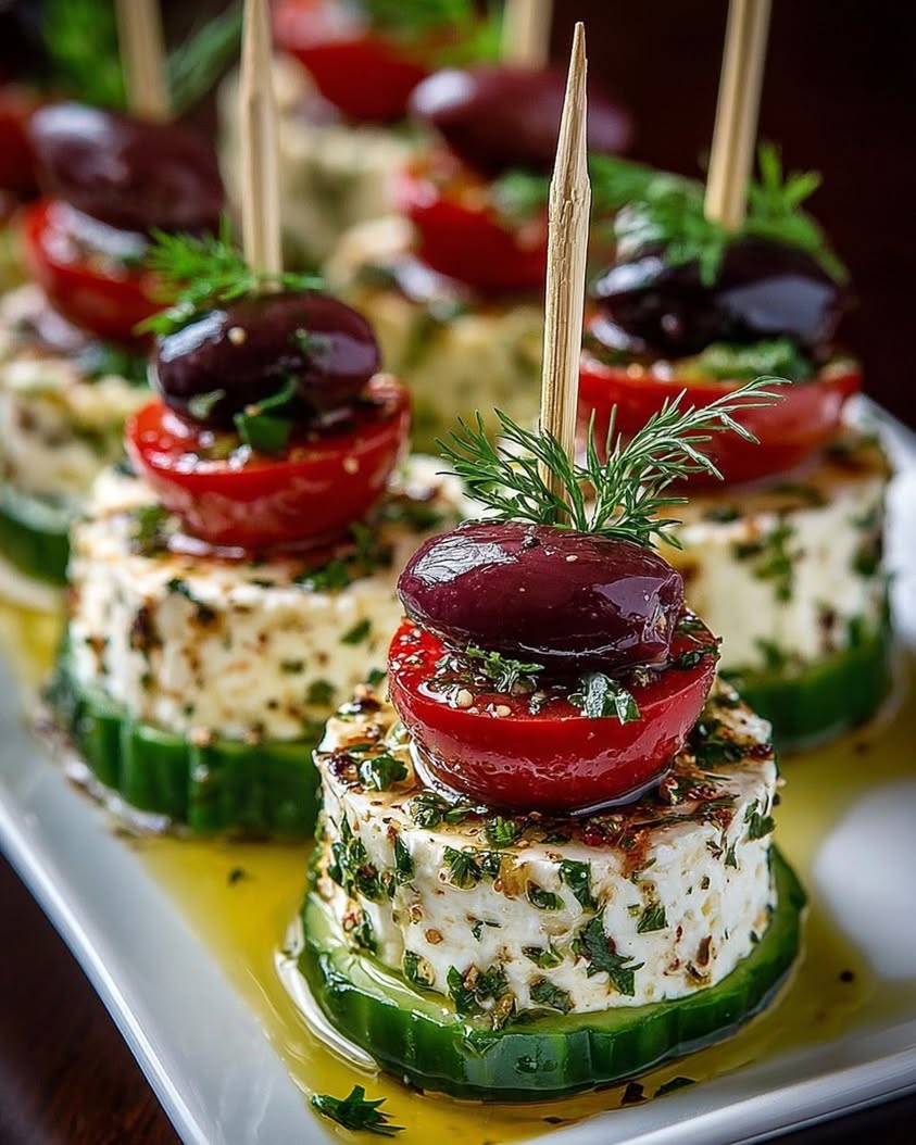 The Ultimate Greek Feta and Cucumber Bite Skewers Recipe for Summer