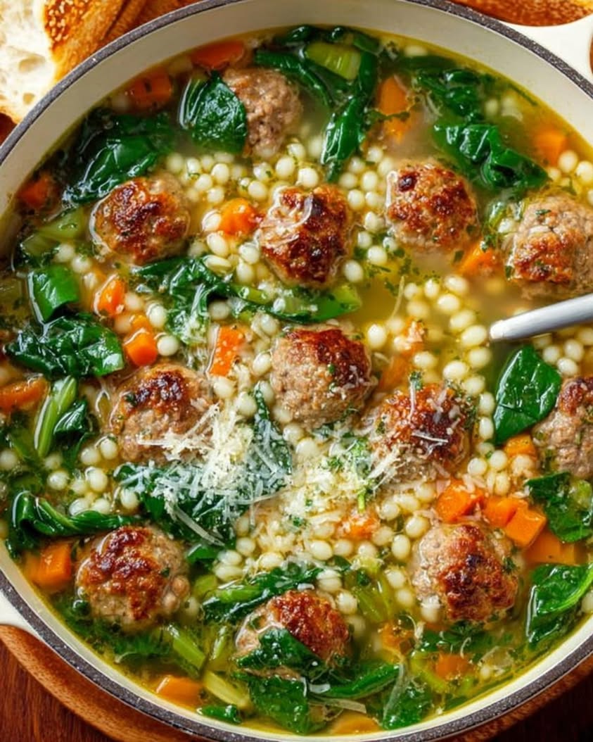 Homemade Italian Wedding Soup 1