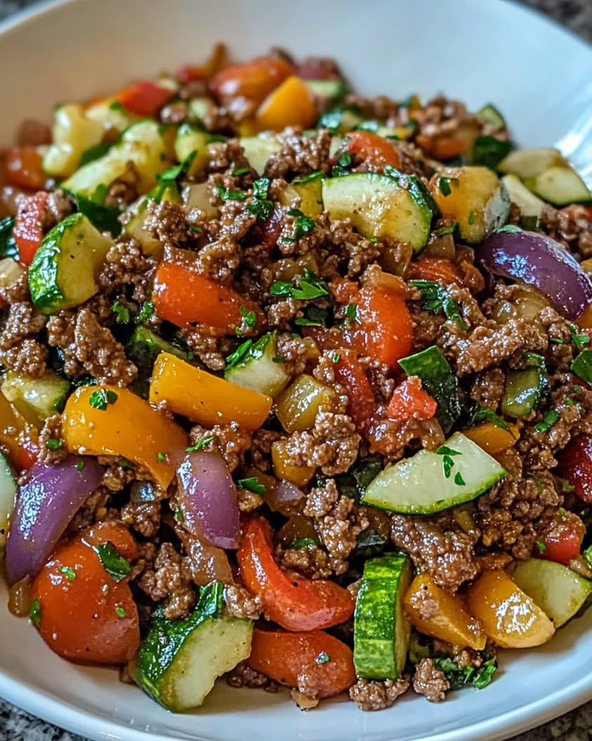 The Perfect Mediterranean Ground Beef Stir Fry in 20 Minutes 2 Mediterranean Ground Beef Stir Fry