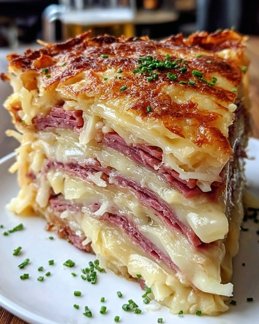The Ultimate Reuben Bake Recipe with Corned Beef and Swiss Cheese