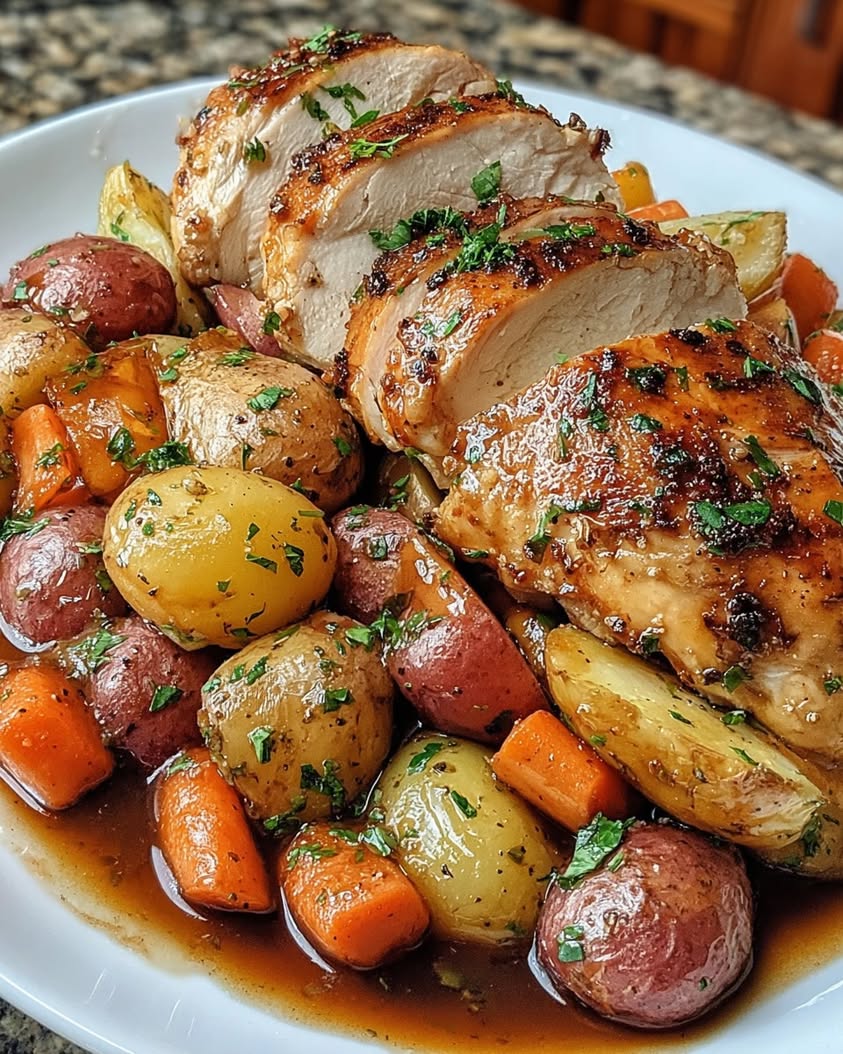 Slow Cooker Chicken and Potatoes