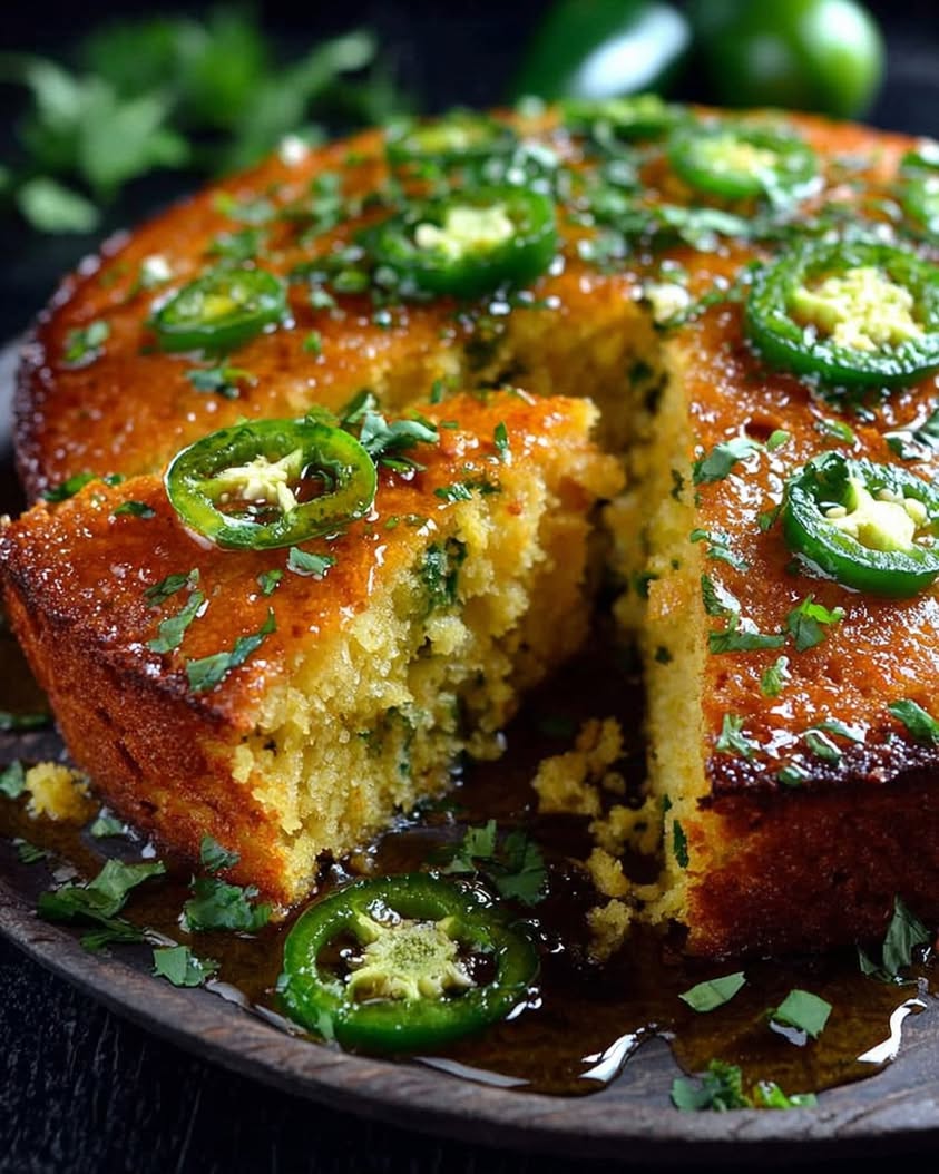 Spicy-Sweet Jalapeño Cornbread with Zesty Lime Drizzle: The Ultimate Side