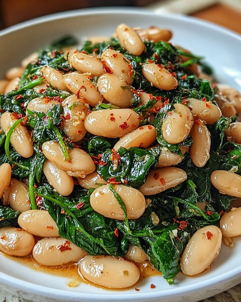 Spinach and White Beans 2