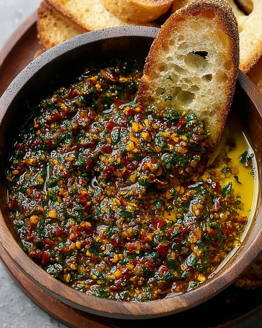 Sun Dried Tomato Olive Oil Bread Dip