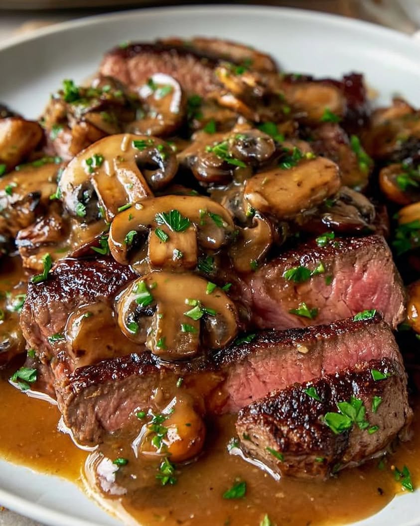The Best Sirloin Steak with Marsala Mushroom Sauce Recipe for a Perfect Dinner