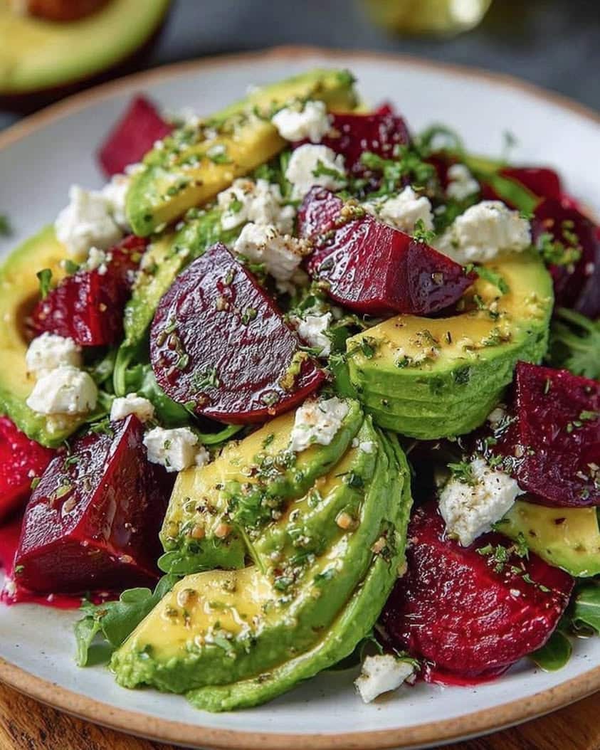 The Ultimate Beetroot Avocado Feta Salad Recipe for a Healthy Lunch 10 Beetroot Avocado Feta Salad 1