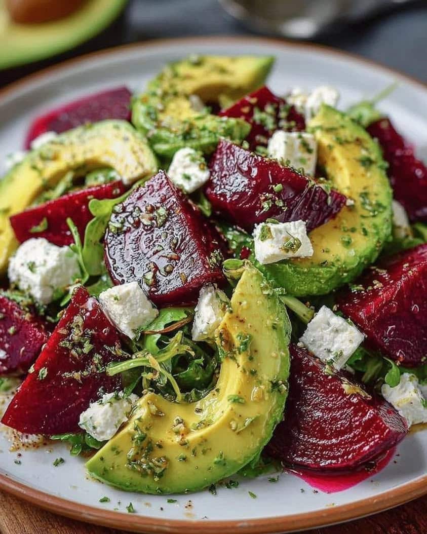 The Ultimate Beetroot Avocado Feta Salad Recipe for a Perfect Healthy Lunch