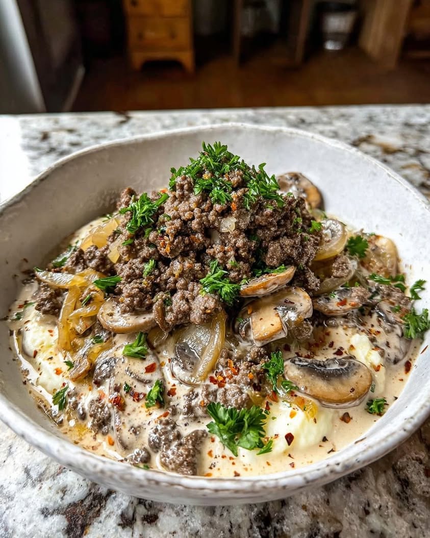 Creamy Cottage Cheese Beef Stroganoff Skillet Recipe for Easy Dinners