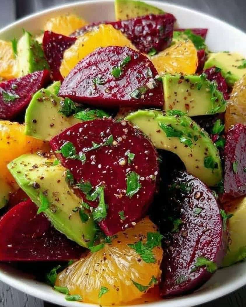 Citrus Beet & Avocado Glow Salad Recipe for Radiant Skin