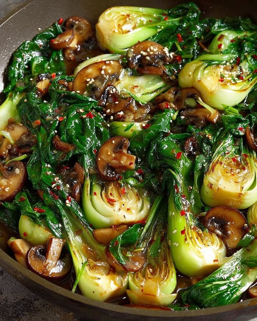 Garlic Mushroom Bok Choy Stir-Fry: A 15-Minute Healthy Weeknight Side Dish 9 Garlic Mushroom Bok Choy Stir Fry