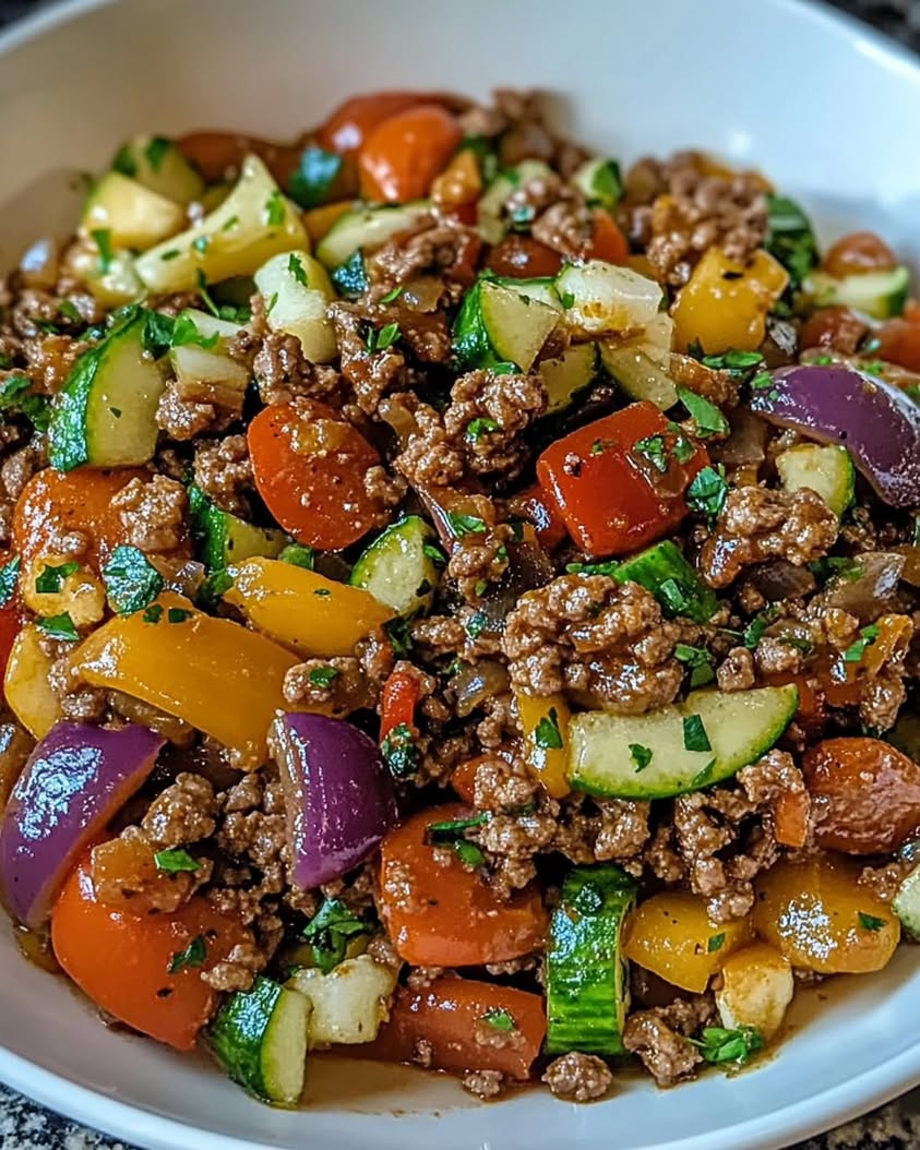 The Ultimate Mediterranean Ground Beef Stir Fry Recipe for Quick Dinner 1 Mediterranean Ground Beef Stir Fry