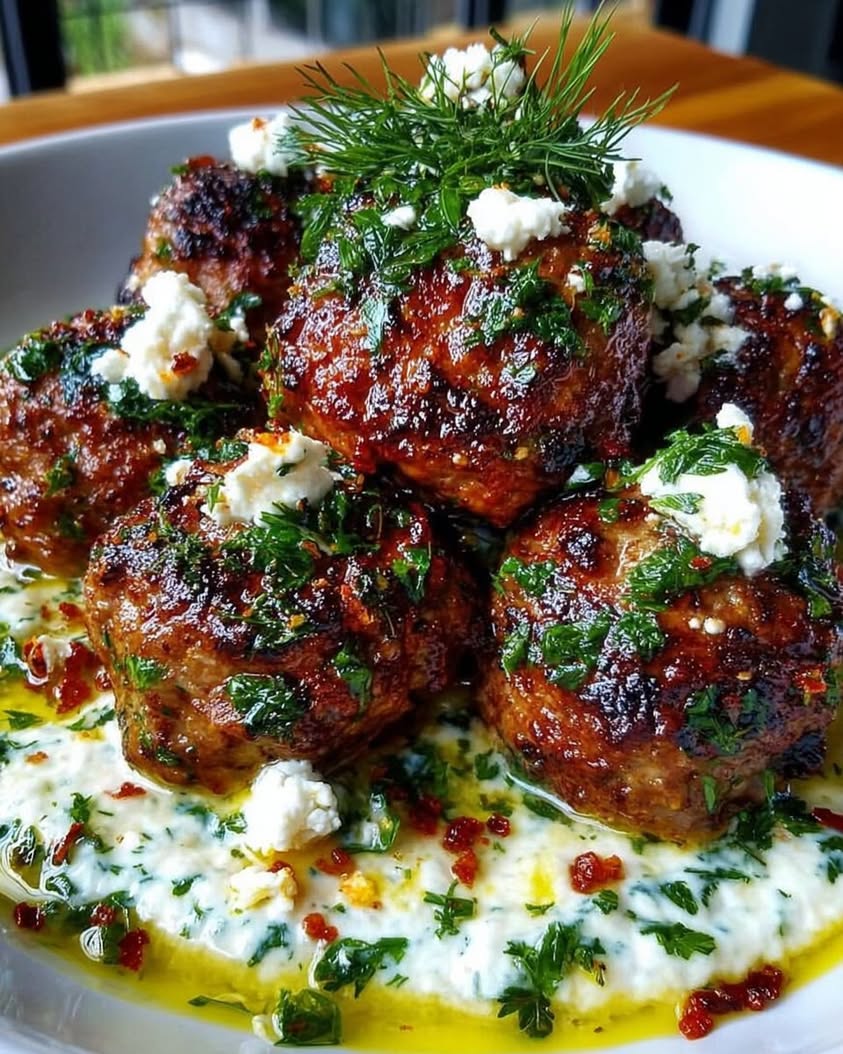 Mini Greek Meatball Bites with Tzatziki: Perfect Appetizer Recipe