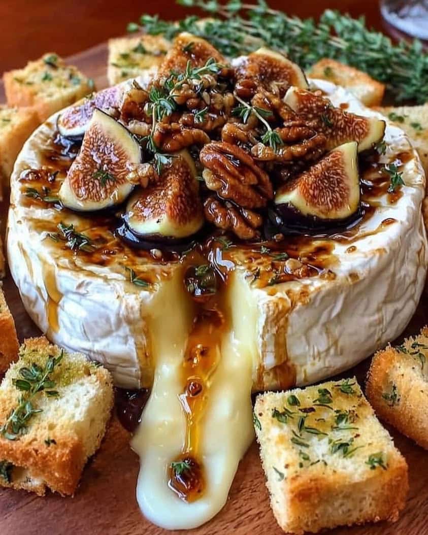 Warm Baked Brie with Figs and Pecans: The Ultimate Holiday Appetizer