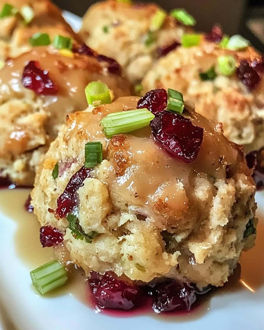 The Ultimate Cranberry Turkey Stuffing Balls Recipe for Holiday Feasts 1 Cranberry Turkey Stuffing Balls
