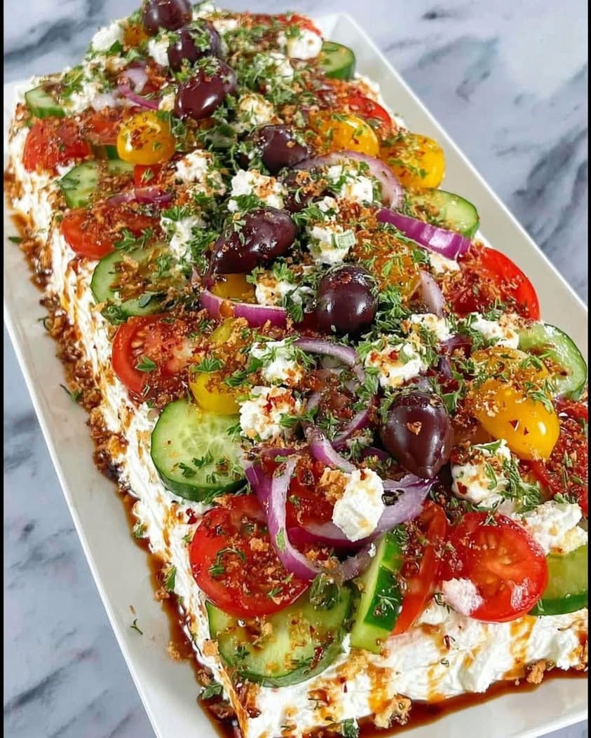 The Ultimate Greek Feta Board with Hot Honey and Crispy Onions 5 Greek Feta Board with Hot Honey Crispy Fried Onions 1