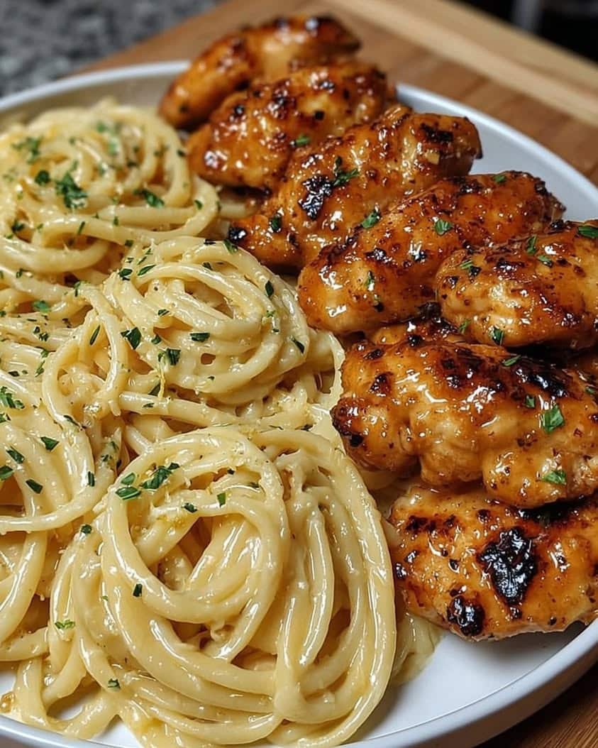 The Ultimate Lemon Garlic Butter Chicken with Creamy Parmesan Pasta Recipe 10 Lemon Garlic Butter Chicken with Creamy Parmesan Pasta 1