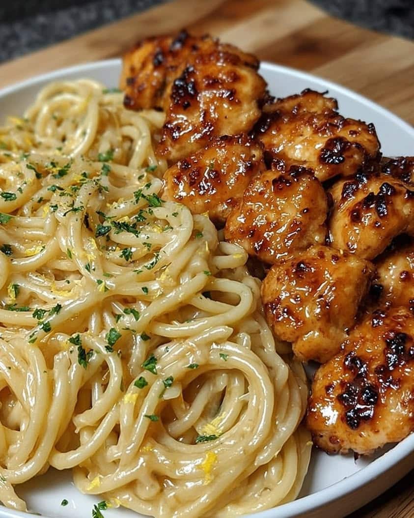 The Ultimate One-Pan Lemon Garlic Butter Chicken with Creamy Parmesan Pasta 6 Lemon Garlic Butter Chicken with Creamy Parmesan Pasta