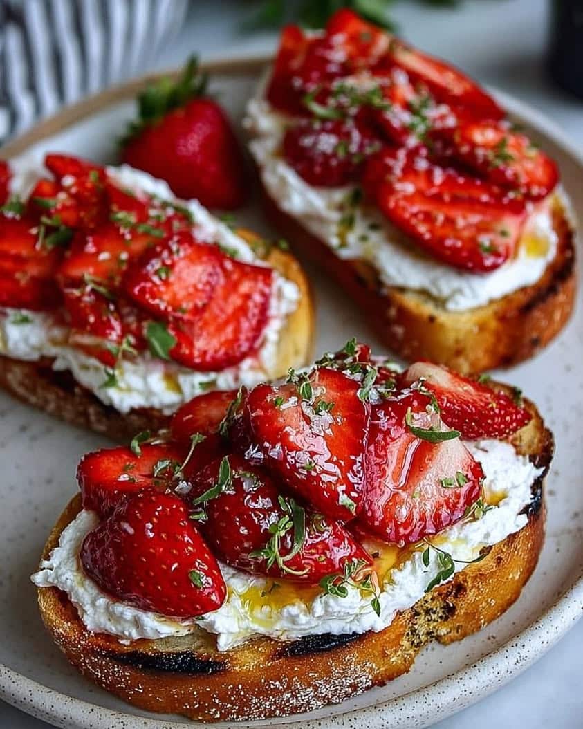 The Irresistible Magic of Roasted Strawberry Whipped Ricotta Toast 7 Roasted Strawberry Whipped Ricotta Toast 2