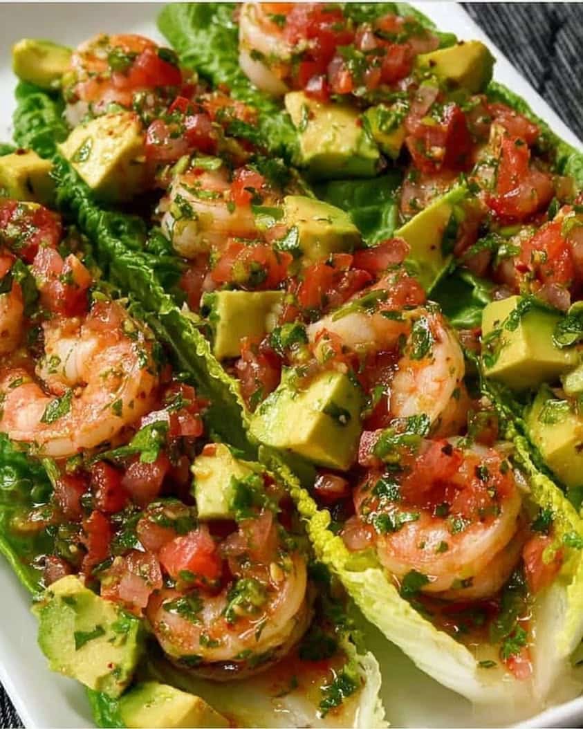 Shrimp Avocado Lettuce Boats: The 15-Minute Light Lunch You’ll Crave 6 Shrimp Avocado Lettuce Boats