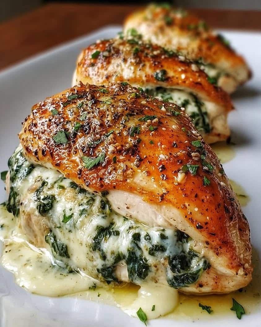 The Best Spinach Cream Cheese Stuffed Chicken Breast Recipe for Dinner 9 Spinach Cream Cheese Stuffed Chicken Breast 2