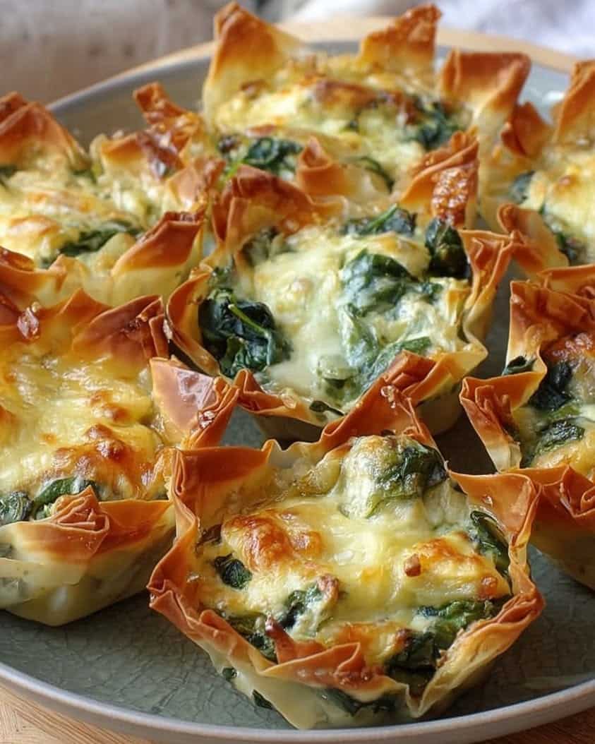 Spinach and Artichoke Wonton Cups: The Easiest Crowd-Pleasing Party Appetizer 6 Spinach and Artichoke Wonton Cups