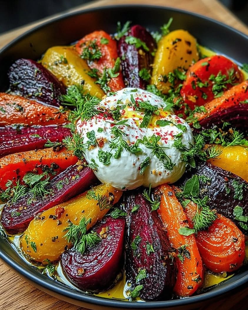 Vibrant Roasted Beets and Carrots with Creamy Burrata: Easy Salad Recipe 7 Vibrant Roasted Beets Carrots with Creamy Burrata Salad