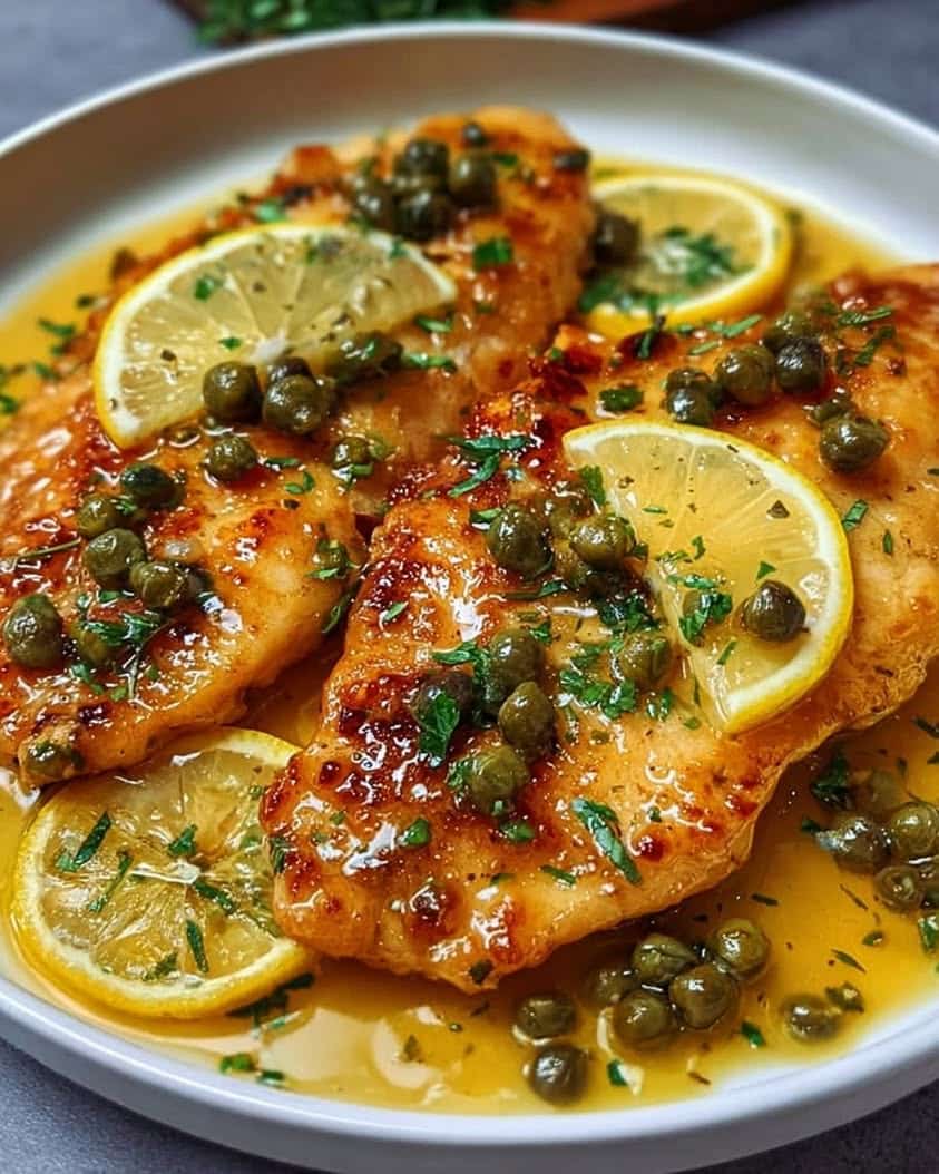 Chicken Piccata with Lemon & Capers: A Bright, Easy Dinner