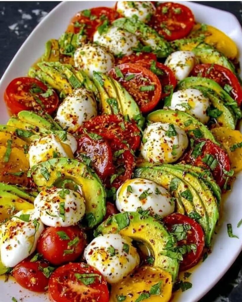 Cheesy Avocado Caprese Platter 1