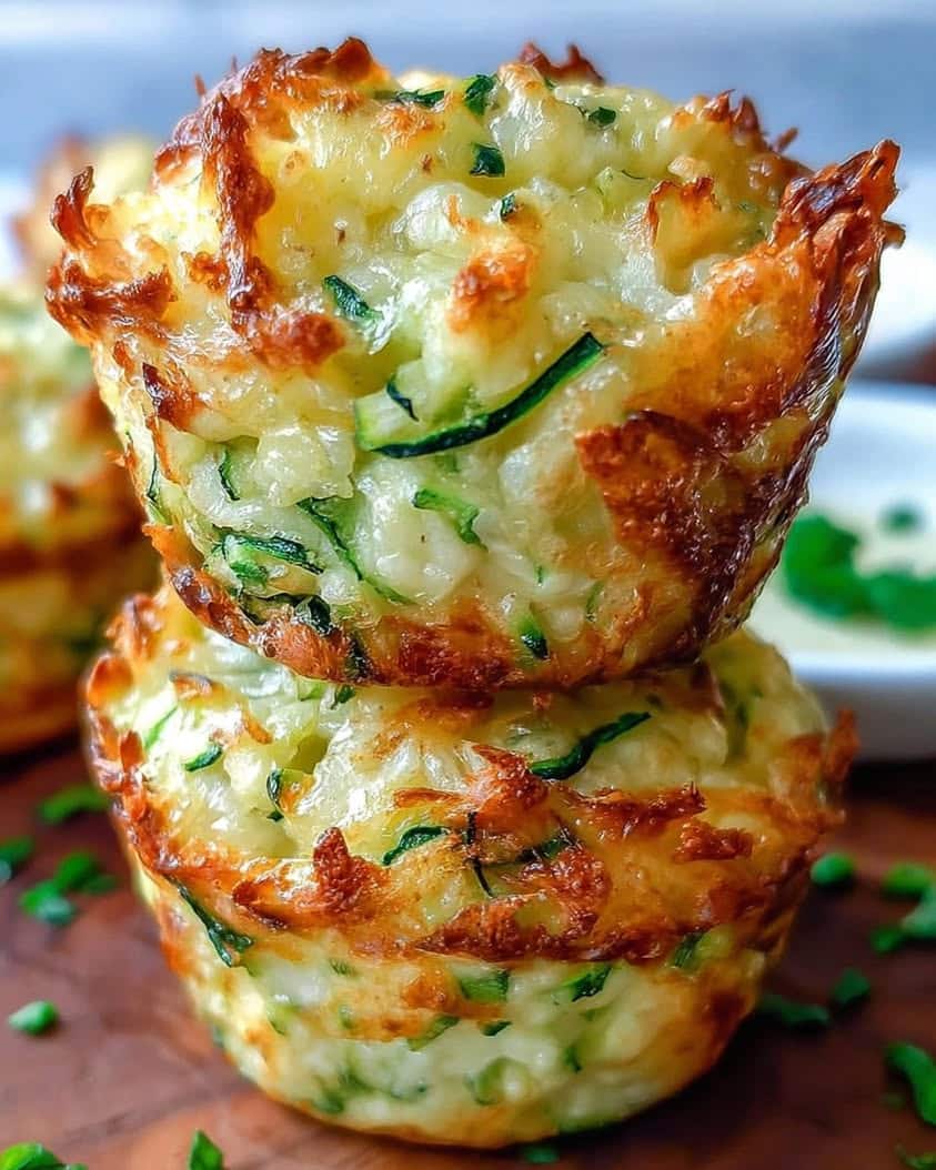 Crispy Parmesan Zucchini Potato Muffins: A Savory Snack Favorite