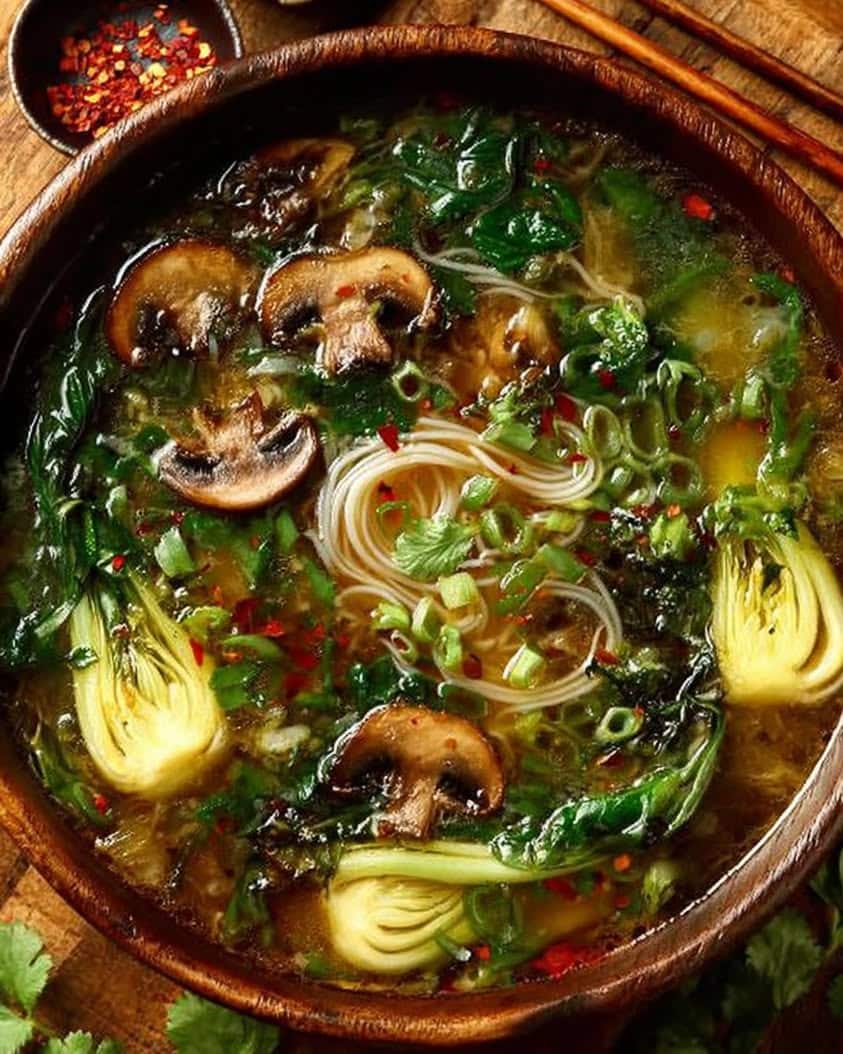 Healing Ginger Garlic Broth with Rice Noodles: Your Cozy Cure 11 Healing Ginger Garlic Broth with Rice Noodles