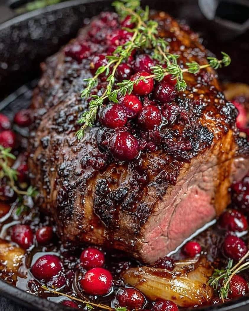 Ribeye Roast with Cranberry Balsamic Glaze: A Perfect Holiday Feast 9 Ribeye Roast with Cranberry Balsamic Glaze