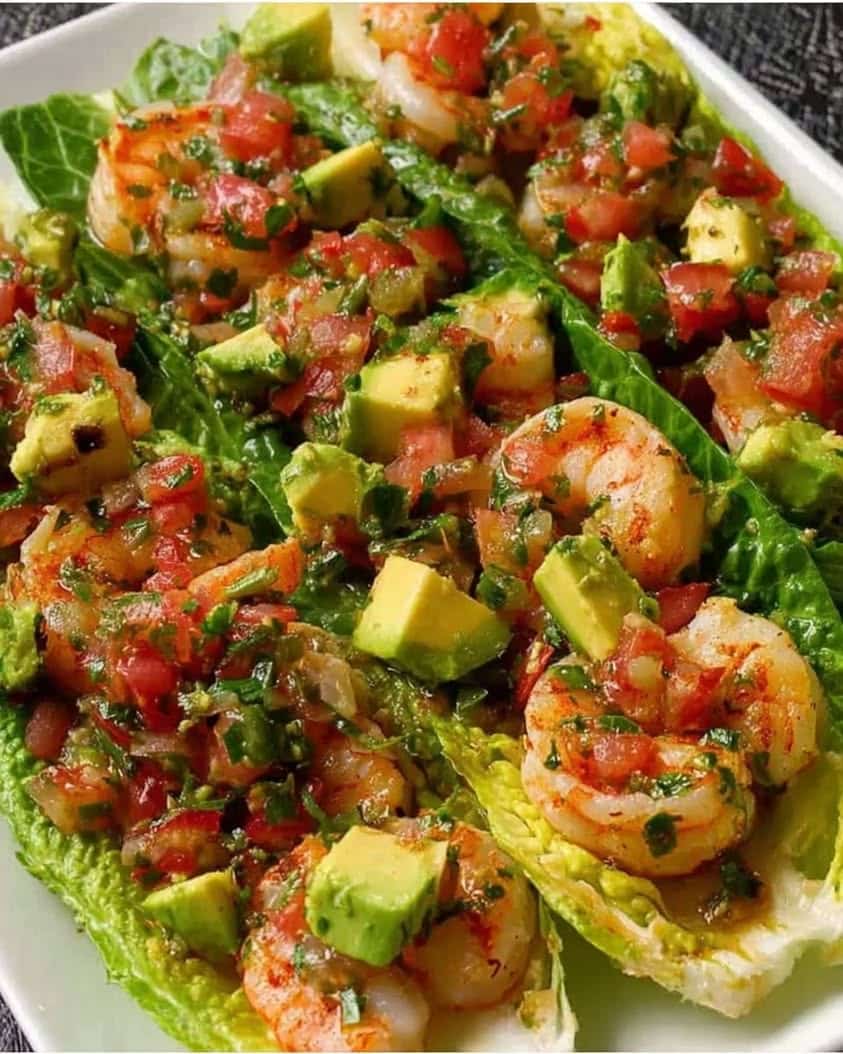 Easy Shrimp Avocado Lettuce Boats: A Fresh, Healthy Recipe
