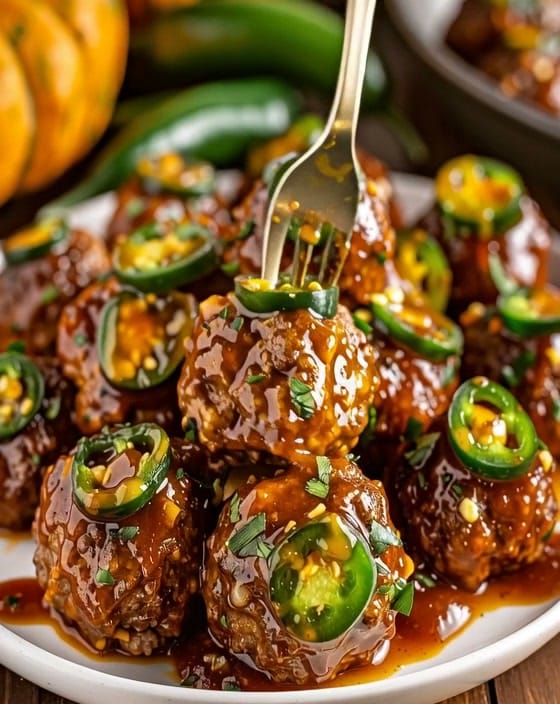 Spicy Pumpkin BBQ Jalapeño Meatballs: A Must-Try Fall Appetizer 5 Spicy Pumpkin BBQ Jalapeno Meatballs