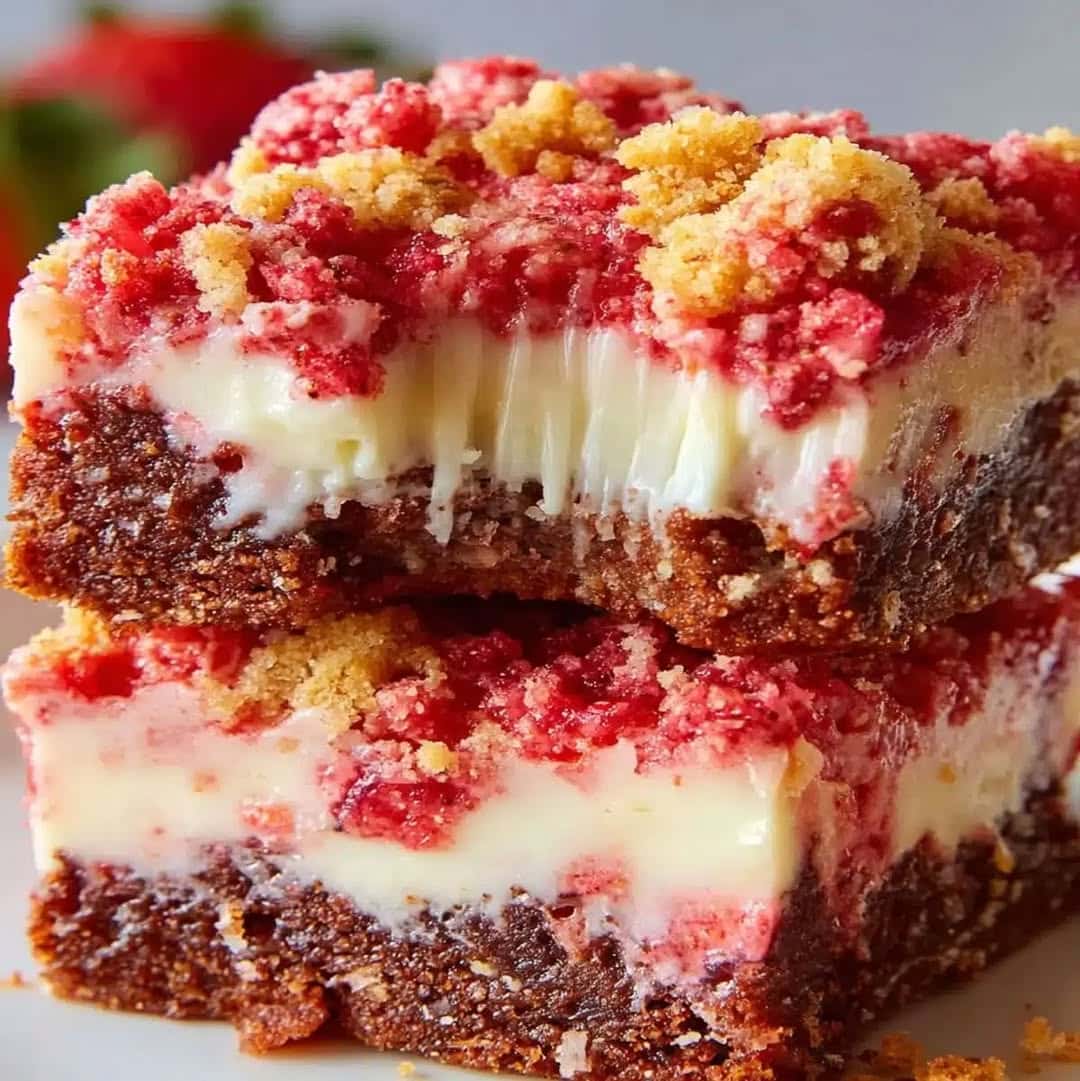 Strawberry Shortcake Cheesecake Bars: Easy No-Bake Dessert Recipe 11 Strawberry Shortcake Cheesecake Bars